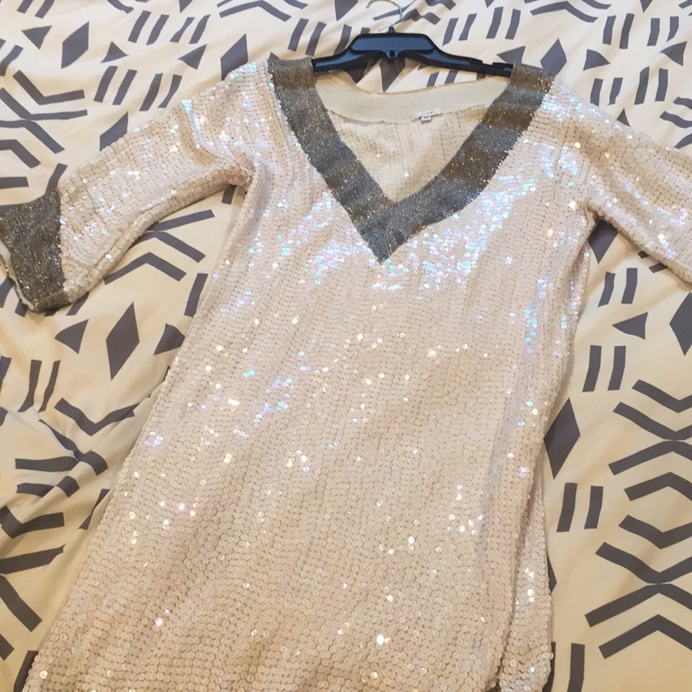 Foley + Corinna sequin and beaded dress